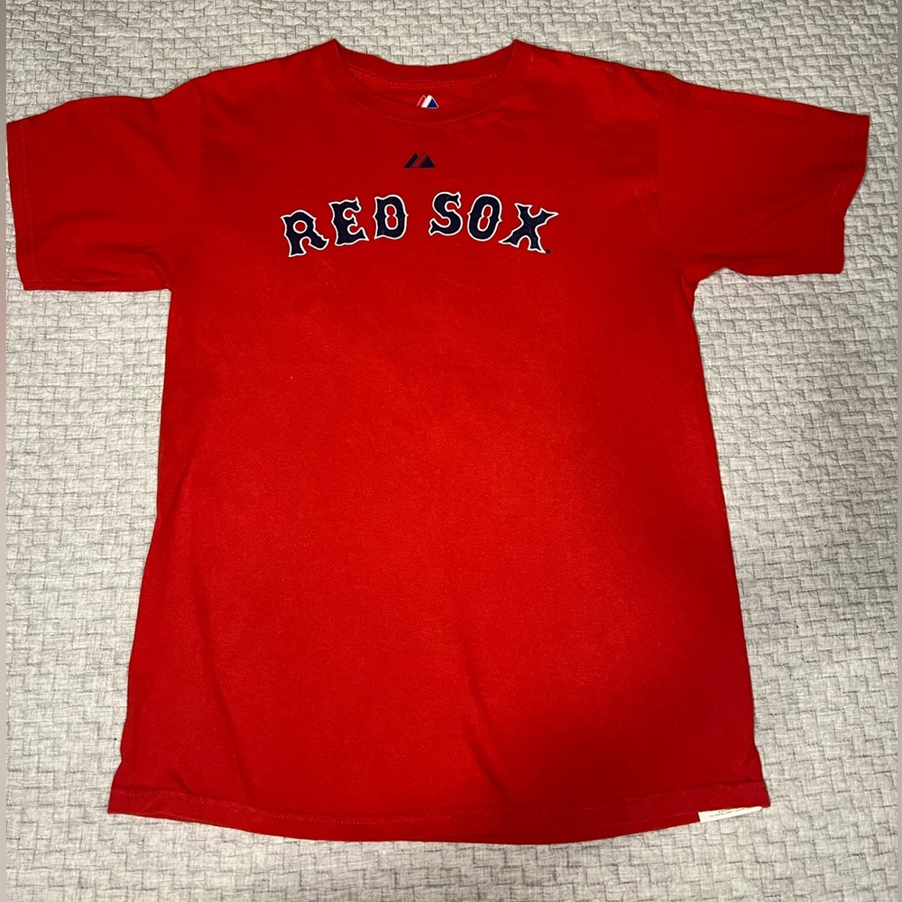 Y2K Kevin Youkilis Boston Red Sox Majestic Jersey T-Shirt Size XL